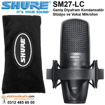 Shure SM27-LC Kondansatör Stüdyo ve Vokal Mikrofon