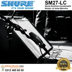 Shure SM27-LC Kondansatör Stüdyo ve Vokal Mikrofon