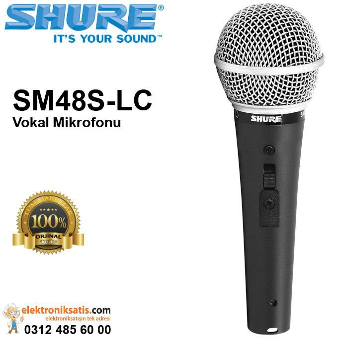 Shure SM48S-LC Vokal Mikrofonu