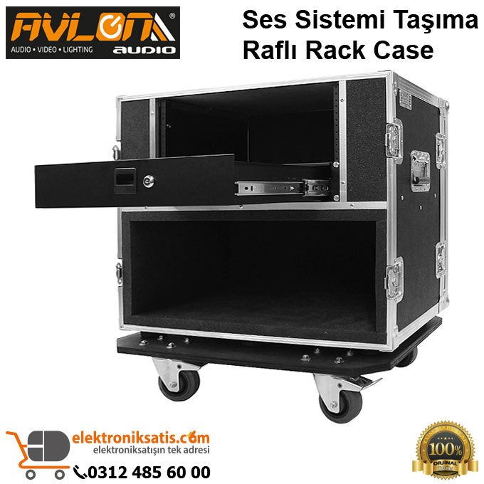 Avlon Ses Sistemi Taşıma Raflı Rack Case