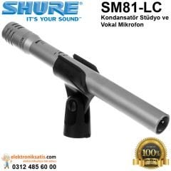 Shure SM81-LC Kondansatör Stüdyo ve Vokal Mikrofon