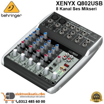 Behringer XENYX Q802USB 8 Kanal Ses Mikseri