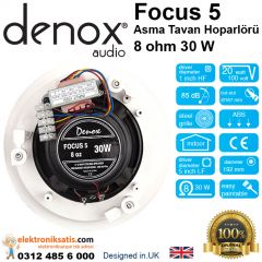 Denox Focus 5 Asma Tavan Hoparlörü