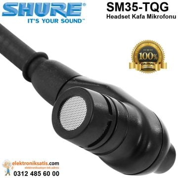 Shure SM35-TQG Headset Kafa Mikrofonu