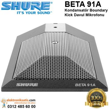 Shure BETA 91A Kondansatör Boundary  Kick Davul Mikrofonu