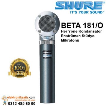 Shure BETA 181/O Her Yöne Kondansatör Enstrüman Stüdyo Mikrofonu