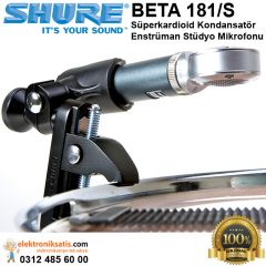 Shure BETA 181/S Süperkardioid Kondansatör Enstrüman Stüdyo Mikrofonu