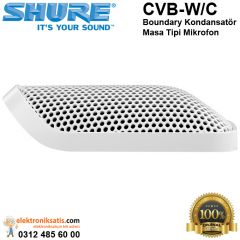 Shure CVB-W/C Boundary Kondansatör Masa Tipi Mikrofon