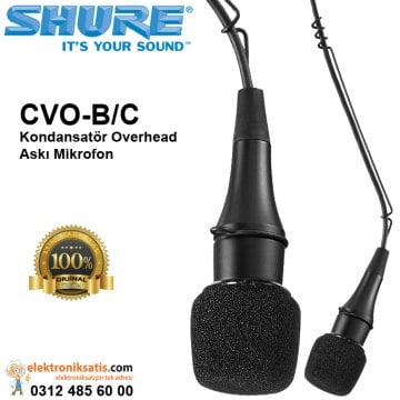 Shure CVO-B/C Kondansatör Overhead Askı Mikrofon