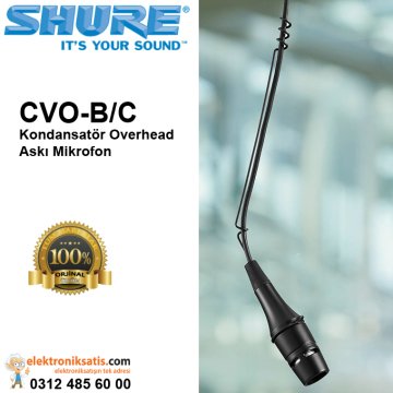 Shure CVO-B/C Kondansatör Overhead Askı Mikrofon