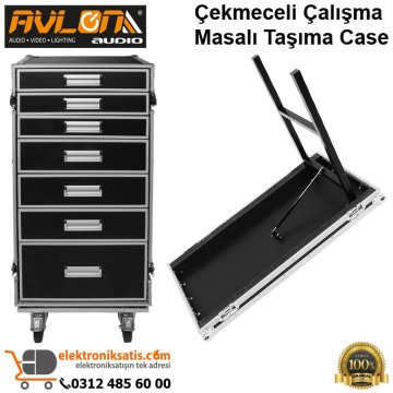 Avlon Çekmeceli Çalışma Masası Taşıma Case