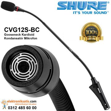 Shure CVG12S-BC Gooseneck Kardioid Kondansatör Mikrofon