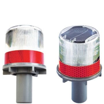 Maki WM-201 Güneş Enerjisi ile Çalışan Kirmizi ikaz Lambası