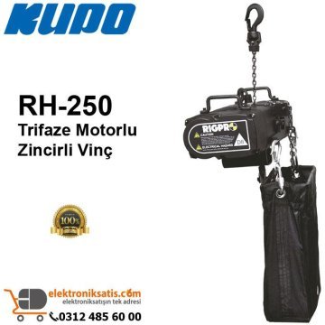 Kupo RH-250 Trifaze Motorlu Zincirli Vinç