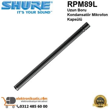 Shure RPM89L Uzun Boru Kondansatör Mikrofon Kapsülü