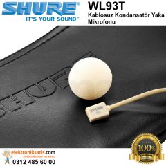 Shure WL93T Kablosuz Kondansatör Yaka Mikrofonu