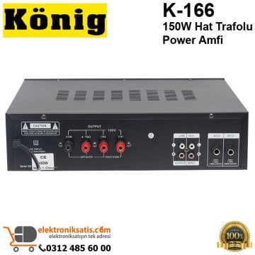 König K-166 150W Hat Trafolu Power Amfi