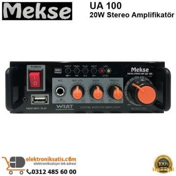 Mekse UA 100 20W Stereo Amplifikatör