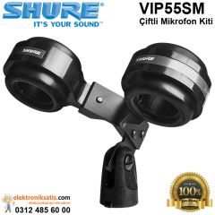Shure VIP55SM Çiftli Mikrofon Kiti