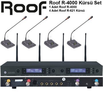 Roof R-4000 Kürsü Wireless Sistem