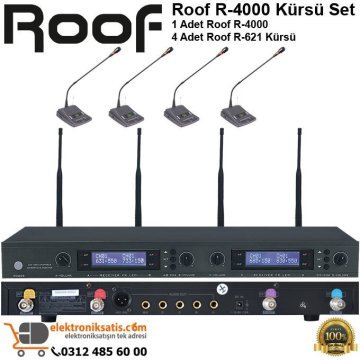 Roof R-4000 Kürsü Wireless Sistem