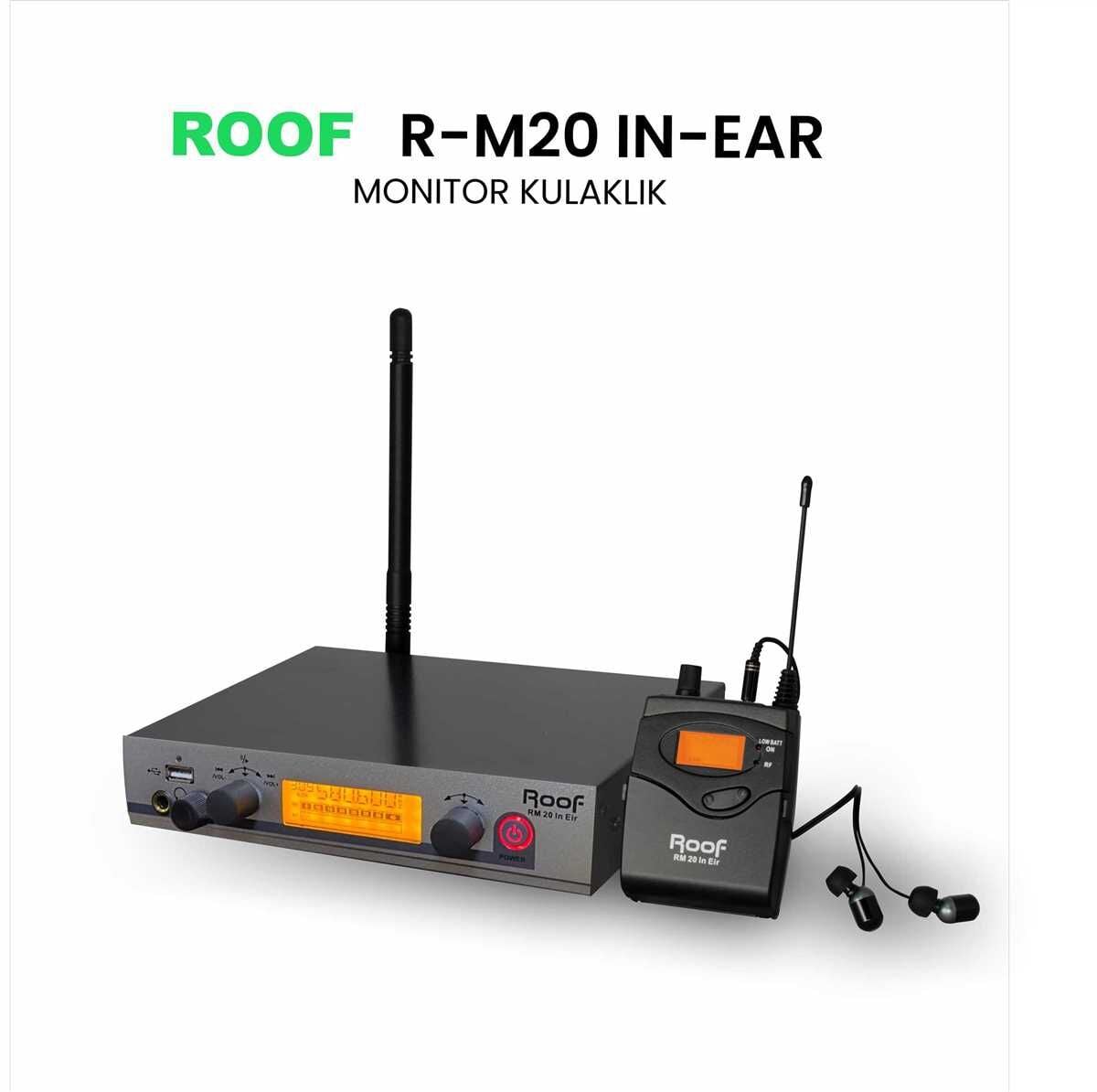 Roof R-M20 Wireless Stereo In-Air Monitör Kulaklık