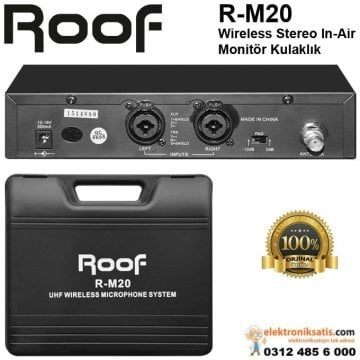 Roof R-M20 Wireless Stereo In-Air Monitör Kulaklık