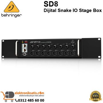 Behringer SD8 Dijital Snake IO Stage Box