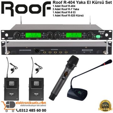 Roof R-404 Yaka El Kürsü Wireless Sistem
