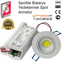 Arsel Spotlite Batarya Yedeklemeli Spot Armatür
