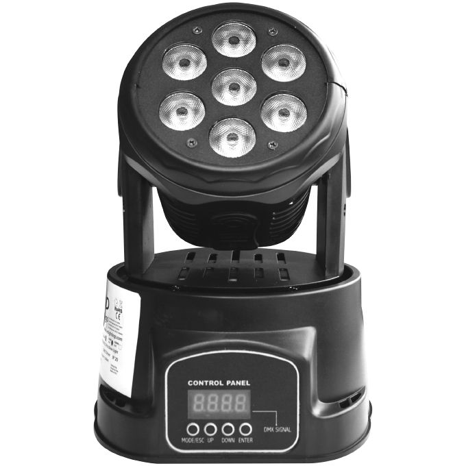 WSLightings 7X12W Led Mini Wash Moving Head Light