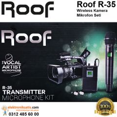 Roof R-35 Wireless Kamera Mikrofon Seti
