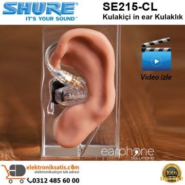 Shure SE215-CL-EFS Kulakiçi in ear Kulaklık