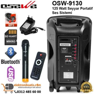 OSAWA OSW-9130 Seyyar Portatif Ses Sistemi