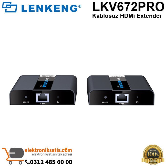 Lenkeng LKV672PRO Kablosuz HDMi Extender