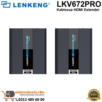 Lenkeng LKV672PRO Kablosuz HDMi Extender