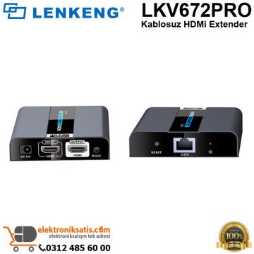 Lenkeng LKV672PRO Kablosuz HDMi Extender