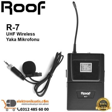 Roof R-7 UHF Wireless Yaka Mikrofonu