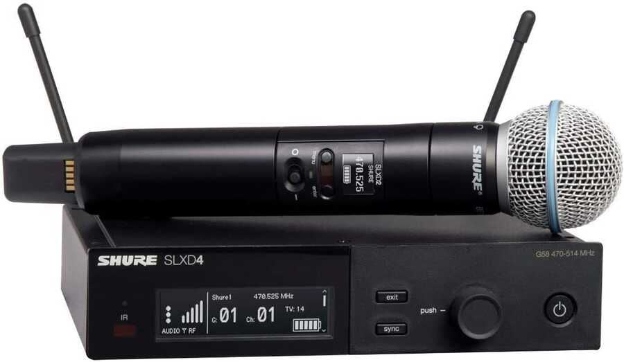 Shure SLXD24E/B58 Wireless Telsiz El Mikrofonu