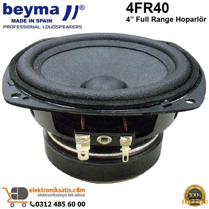 Beyma 4FR40 4 inch Full Range Hoparlör