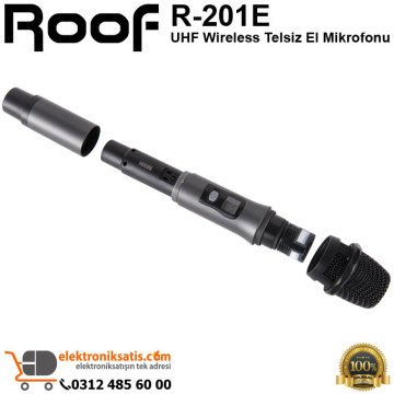 Roof R-201E UHF Wireless Telsiz El Mikrofonu