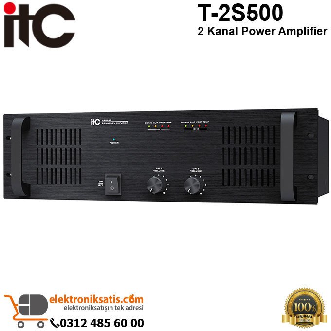 ITC T-2S500 2 Kanal Power Amplifier