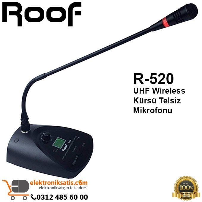 Roof R-520 Wireless Telsiz Kürsü Mikrofonu