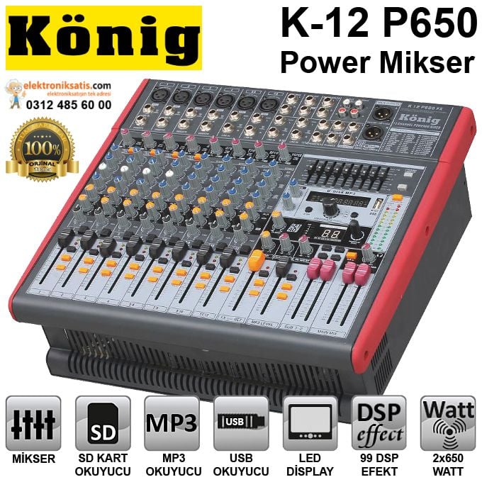 König K-12 P650 FX Power Mikser