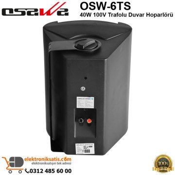 OSAWA OSW-6T Siyah 100V Trafolu Duvar Hoparlörü