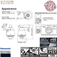 Panasonic WV-SW598 Dome Network Kamera