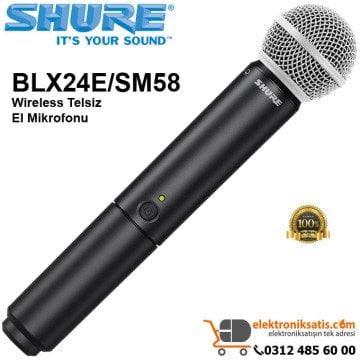 Shure BLX24E/SM58 Wireless Telsiz El Mikrofonu
