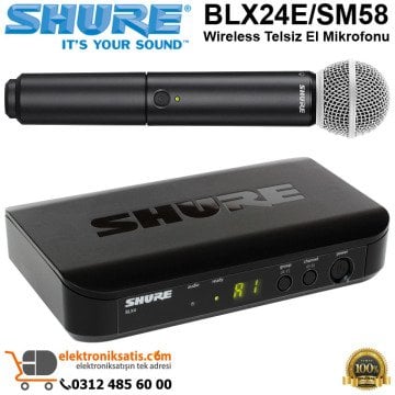 Shure BLX24E/SM58 Wireless Telsiz El Mikrofonu