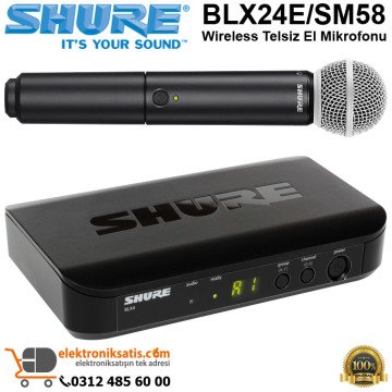 Shure BLX24E/SM58 Wireless Telsiz El Mikrofonu