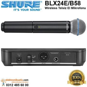 Shure BLX24E/B58 Wireless Telsiz El Mikrofonu